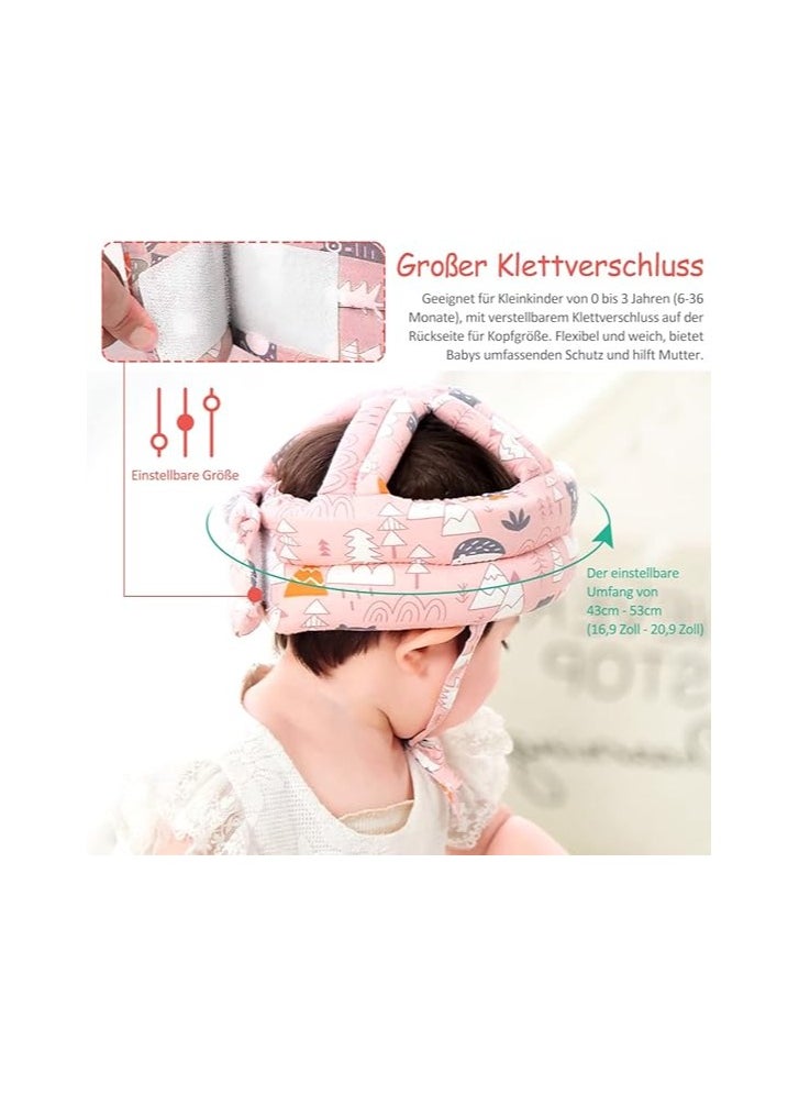 Generic - Baby Helmet from 6 Months, Breathable Baby Head Protection Helmet, 360° Anti-Collision Baby Helmet, Adjustable Head Protection Hat, Baby Helmet for Toddlers, Learning, Running and Crawling - Image 1