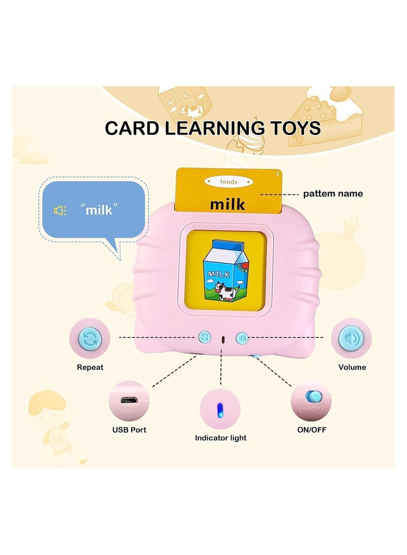 ELTRAZONE Flash Cards Learning Toys Electronic Educational Toddlers Talking Audible Flash Cards for 1 2 3 4 5 6 Years Old Boys Girls Listen and Learn, - Image 3