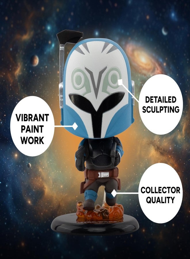يومي سلسلة YuMe Star Wars Cosbi Bobble Head 3 | مجسمات مصغرة قابلة للتجميع من الماندالوريان وغروغو | اجمع جميع الشخصيات التسع (8 شخصيات بالإضافة إلى شخصية نادرة واحدة) | منتج رسمي | علبة فردية - Image 4