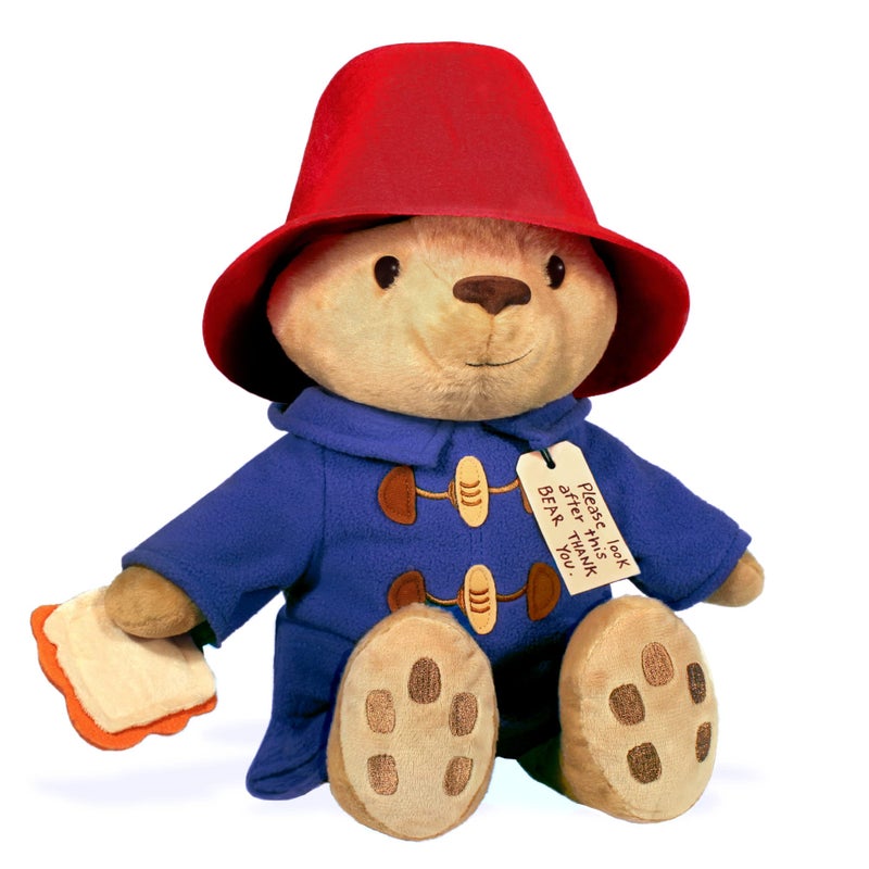 YOTTOY Paddington Bear CollectionClassic Seated Paddington Bear Soft Stuffed Plush Toy 12 H - Image 2
