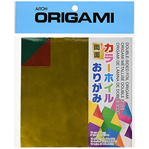 Aitoh Origami Paper 5.875"X5.875" 18/Pkg, Assorted Foil/Foil Double-Sided - Image 4
