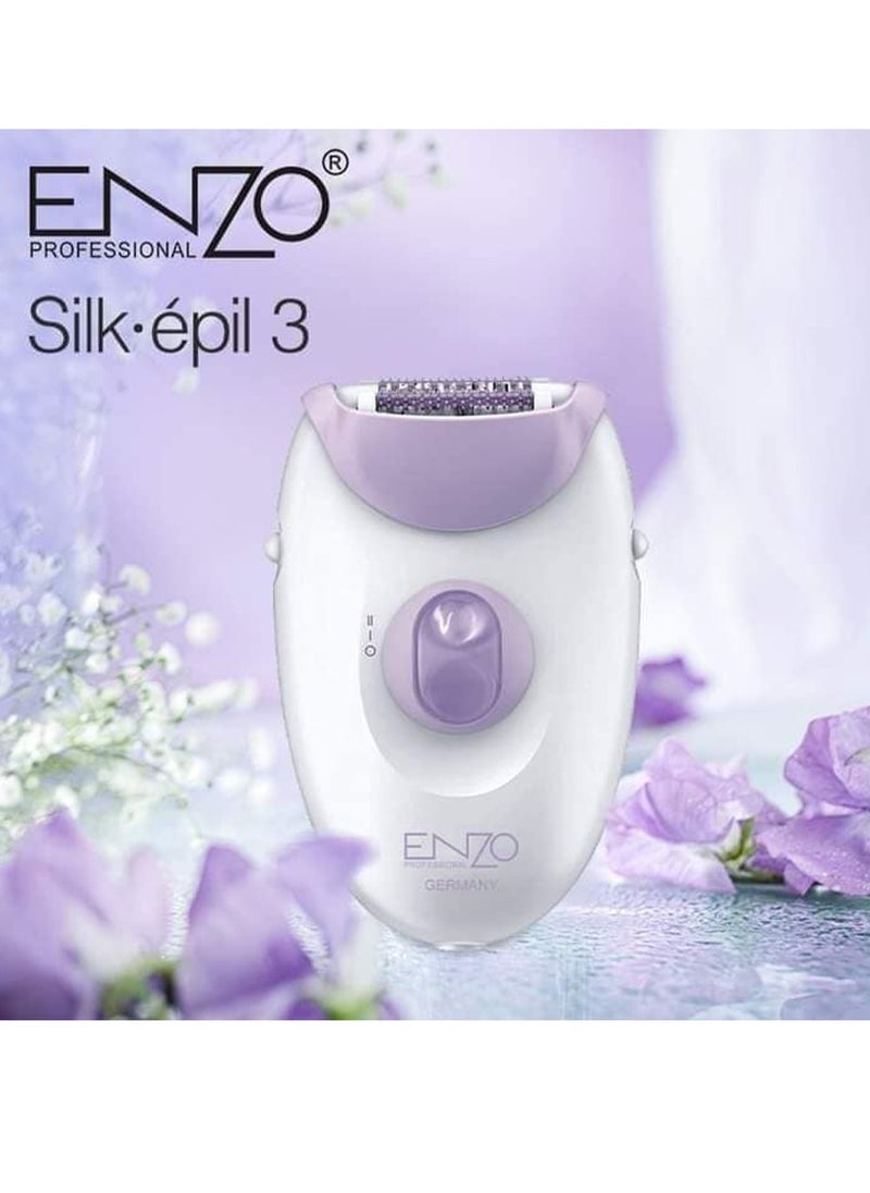Painless hair removal in different parts of the body and face and eyebrow trimming is easy to use at home for women. Designed for comfort and ease of use, model EN-3390