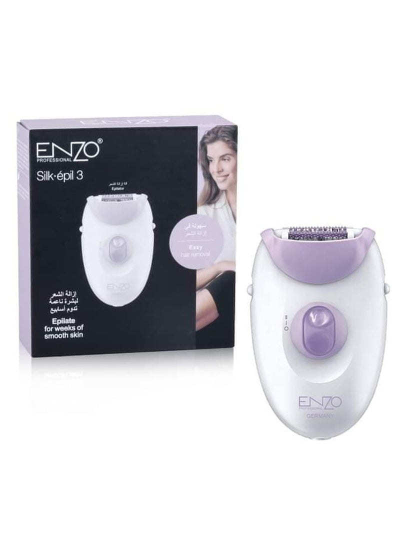 Painless hair removal in different parts of the body and face and eyebrow trimming is easy to use at home for women. Designed for comfort and ease of use, model EN-3390