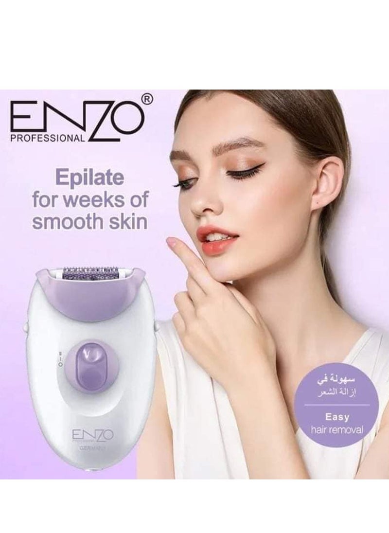 Painless hair removal in different parts of the body and face and eyebrow trimming is easy to use at home for women. Designed for comfort and ease of use, model EN-3390