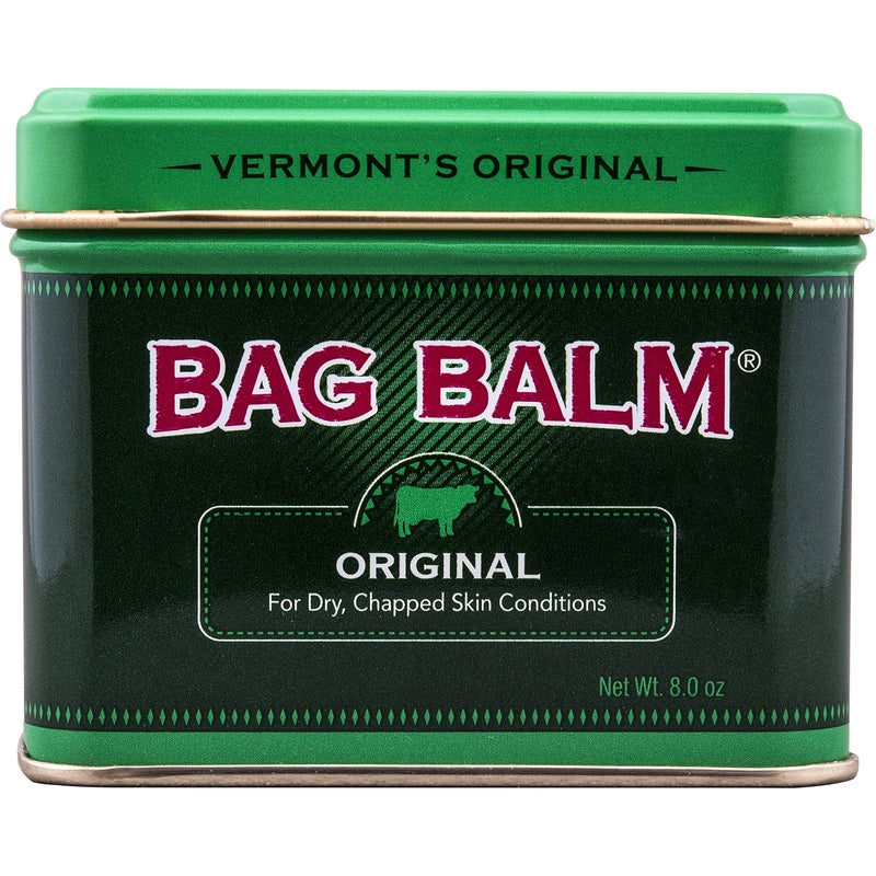 Bag Balm Vermont's Original Bag Balm for Dry Chapped Skin Conditions 8 Ounce Tin - Image 1