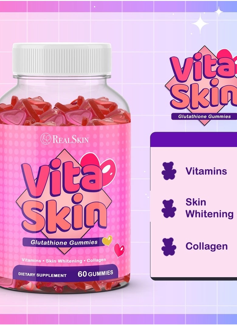 Real Skin Vita Skin 60 Gummies  - Image 2