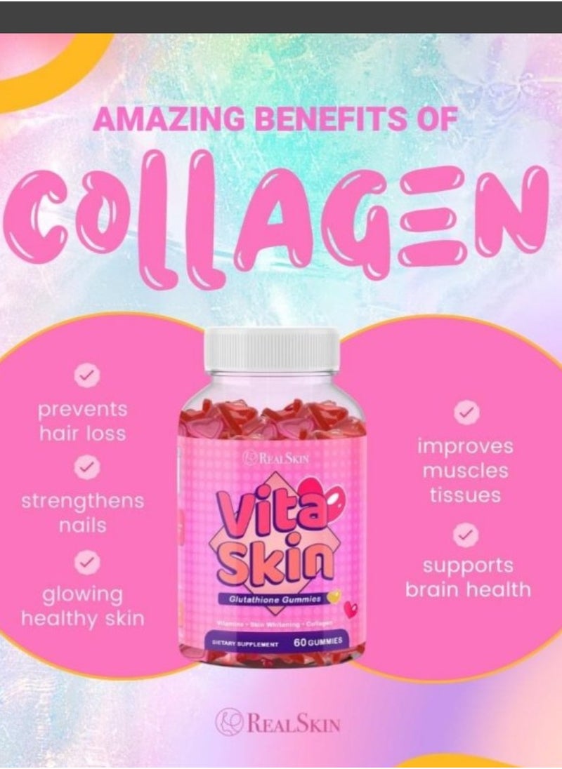 Real Skin Vita Skin 60 Gummies  - Image 1