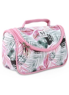NFI essentials Floral Print Cosmetic Pouch Travel Make Up Organizer Makeup Bag for Women Toiletry Bag Travel Zipper Pouch Makeup Pouch for Purse  - Image 1
