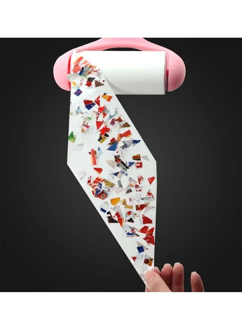 Lint Roller 300 Sheets Lint Roller for Clothes Pet Hair Remover Extra Sticky Lint Remover Brush Clothes Cleaner Roller for Carpet Furniture Rugs Sofa 1 Roller 5 Refills - Image 4