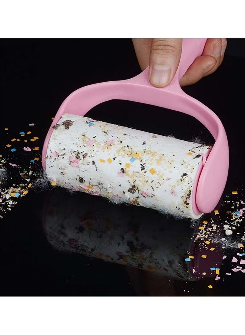 Lint Roller 300 Sheets Lint Roller for Clothes Pet Hair Remover Extra Sticky Lint Remover Brush Clothes Cleaner Roller for Carpet Furniture Rugs Sofa 1 Roller 5 Refills - Image 5