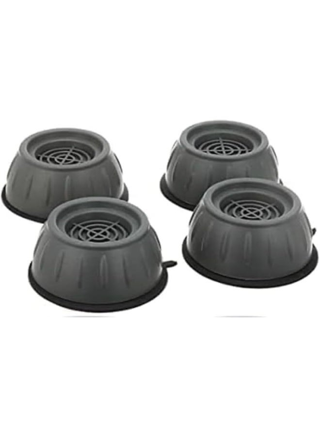 4-Piece Washing Machine Anti Vibration Feet Pads Non Slip Shock Absorbing Rubber Floor Protectors Multicolour - Image 4