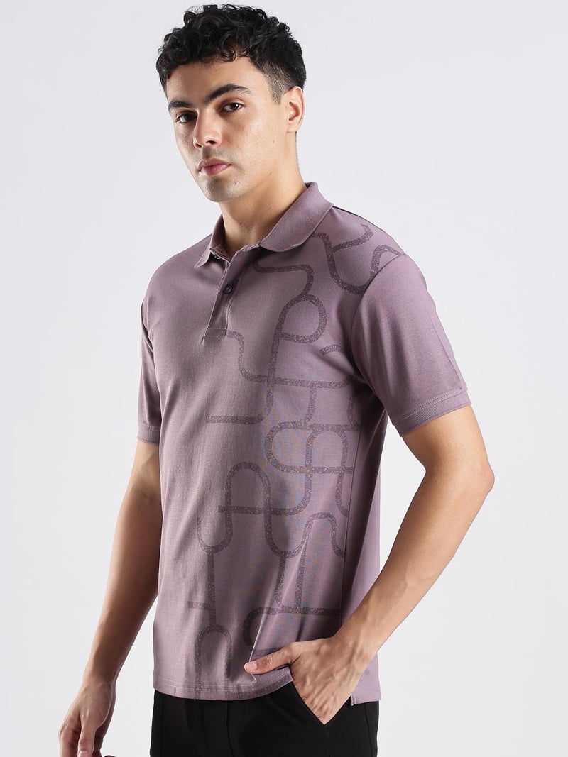 ADRO Polo T-Shirt for Men – 100% Cotton Soft Fabric | Regular Fit Polo Tshirt | All Over Printed Cotton Polo T Shirt for Men | PNOP25-L1-SIDE-LI-2XL - Image 4