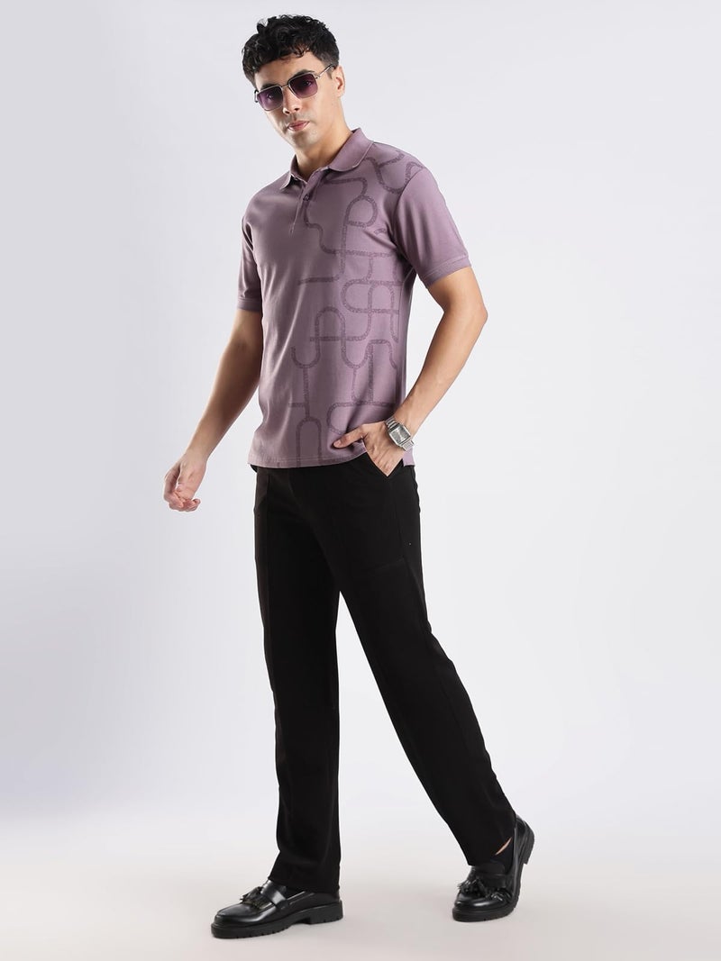 ADRO Polo T-Shirt for Men – 100% Cotton Soft Fabric | Regular Fit Polo Tshirt | All Over Printed Cotton Polo T Shirt for Men | PNOP25-L1-SIDE-LI-2XL - Image 5