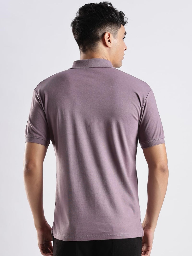 ADRO Polo T-Shirt for Men – 100% Cotton Soft Fabric | Regular Fit Polo Tshirt | All Over Printed Cotton Polo T Shirt for Men | PNOP25-L1-SIDE-LI-2XL - Image 2