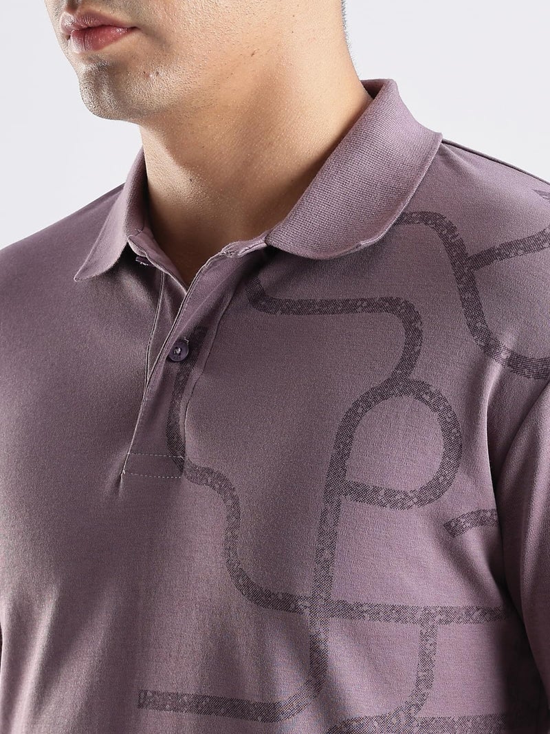 ADRO Polo T-Shirt for Men – 100% Cotton Soft Fabric | Regular Fit Polo Tshirt | All Over Printed Cotton Polo T Shirt for Men | PNOP25-L1-SIDE-LI-2XL - Image 3