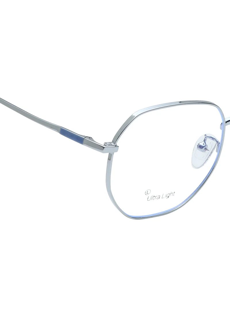 fastrack Silver Square  Rimmed Eyeglasses