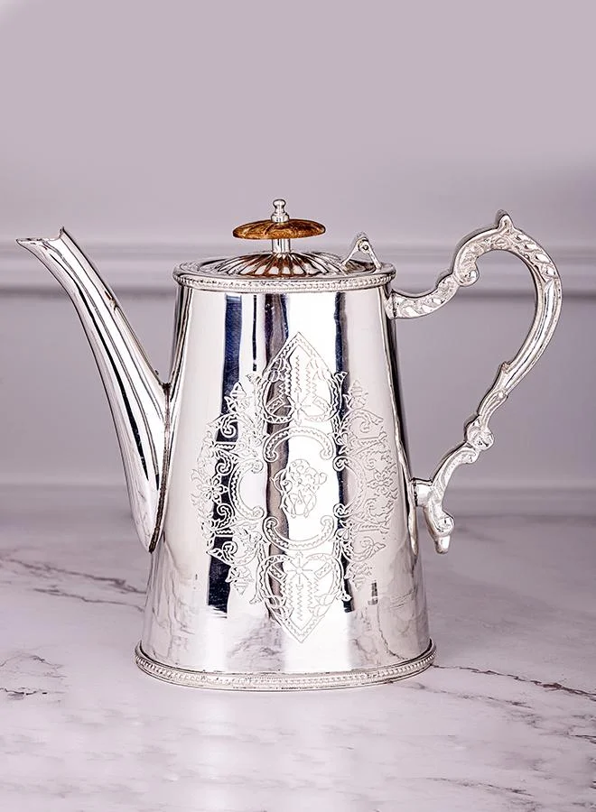 Casa Quesera French silver plated brass-4 PC tea/Coffee serving set by Quesera