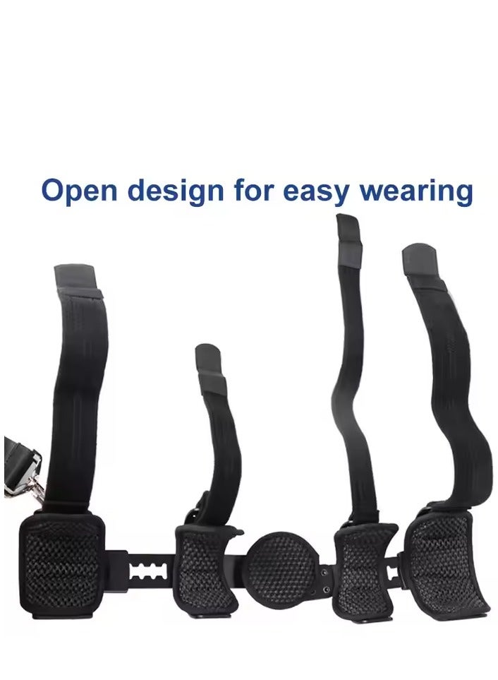 New Adjustable Hinge Arm, Support Fracture Fixation Splint, Postoperative Rehabilitation Orthosis, Postoperative Recovery Fixator (Black) - Image 5