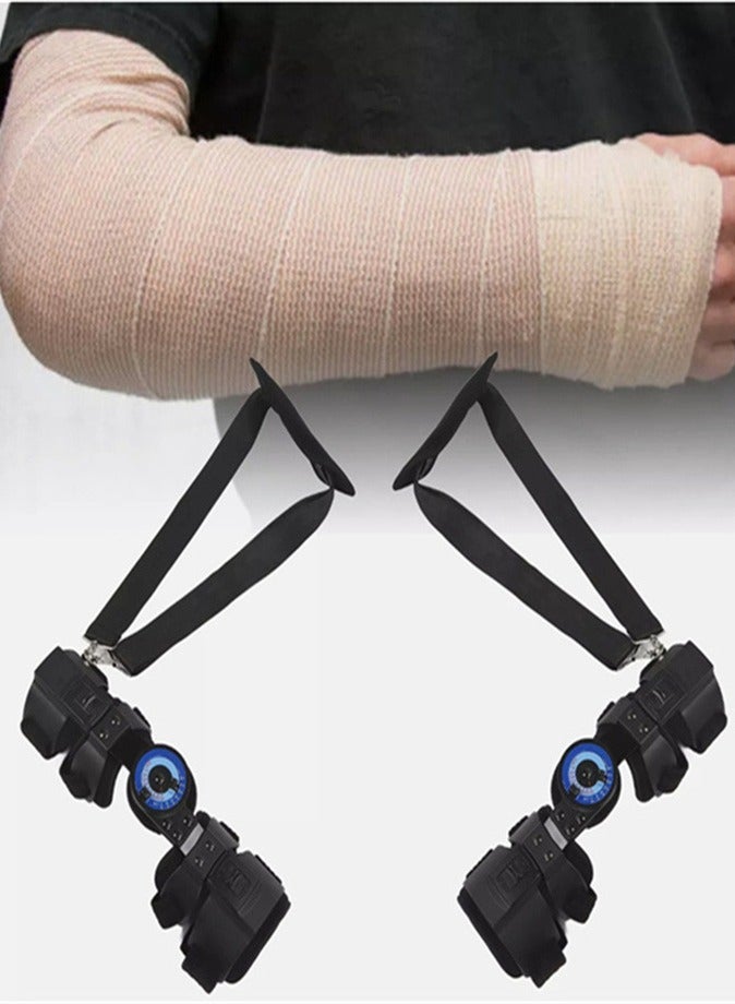 New Adjustable Hinge Arm, Support Fracture Fixation Splint, Postoperative Rehabilitation Orthosis, Postoperative Recovery Fixator (Black) - Image 4