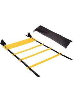 Adjustable Agility Ladder, Soccer and Football Training, Speed Fitness Drill Training with Storage Bag, 4 Meters 8 Rung