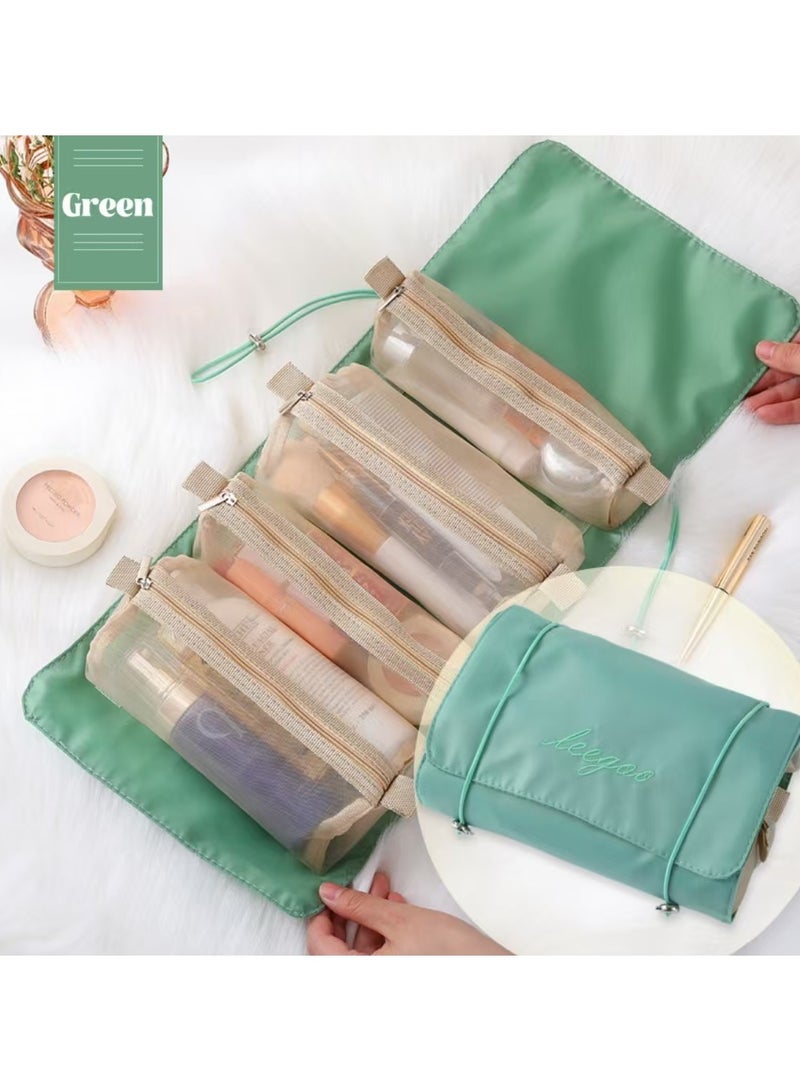 أربعة في واحد حقيبة ماكياج ماكياج القابلة للإزالة السفر المحمولة للعمل - Image 1