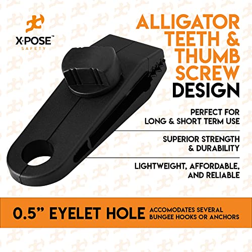 Xpose Safety 10 Pack Heavy Duty Reusable Tarp Clips - Use with Canopy Tent, Awning, Camping, Boat Cover, Car Cover, Swimming Pool or Sun Shade - by Xpose Safety - Image 5
