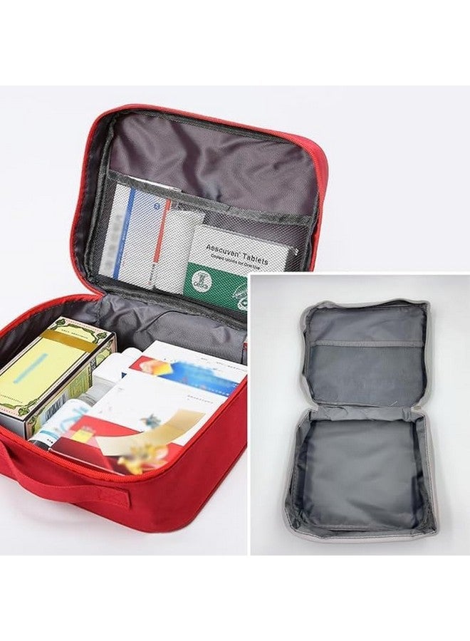 Vroxy Portable Medicine Pouch Empty First Aid Kit Bag for Travel, Home, Camping, Sports Emergency Survival Medicine Storage Bag (1Pcs) - Image 3
