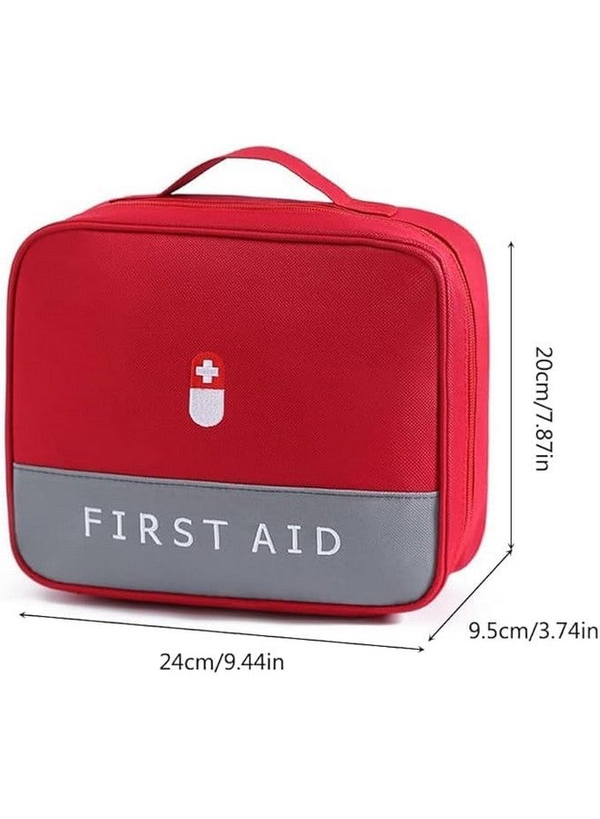 Vroxy Portable Medicine Pouch Empty First Aid Kit Bag for Travel, Home, Camping, Sports Emergency Survival Medicine Storage Bag (1Pcs) - Image 4