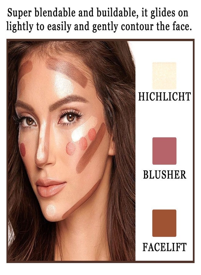 LZYLLS 6PCS Cream Blush Sticks,Multi-Use Sticks for Blush,Highlighter & Bronzer Contour,Natural Matte & Glitter Finishing Contour Stick,Waterproofing Face Makeup Stick Set with Makeup Sponge - Image 5