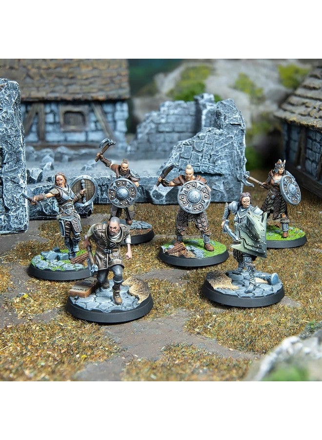 Modiphius The Elder Scrolls: Call to Arms - Bandit Pillagers Expansion - 6 Unpainted Resin Figures, Chapter 3, RPG, Includes Scenic Bases, 32MM Scale Figures, Tabletop Roleplaying Game - Image 2