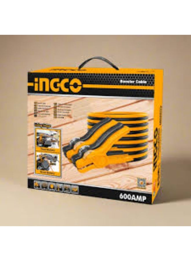 INGCO 600A Car Battery Booster Cable – 3 Meter - Image 1