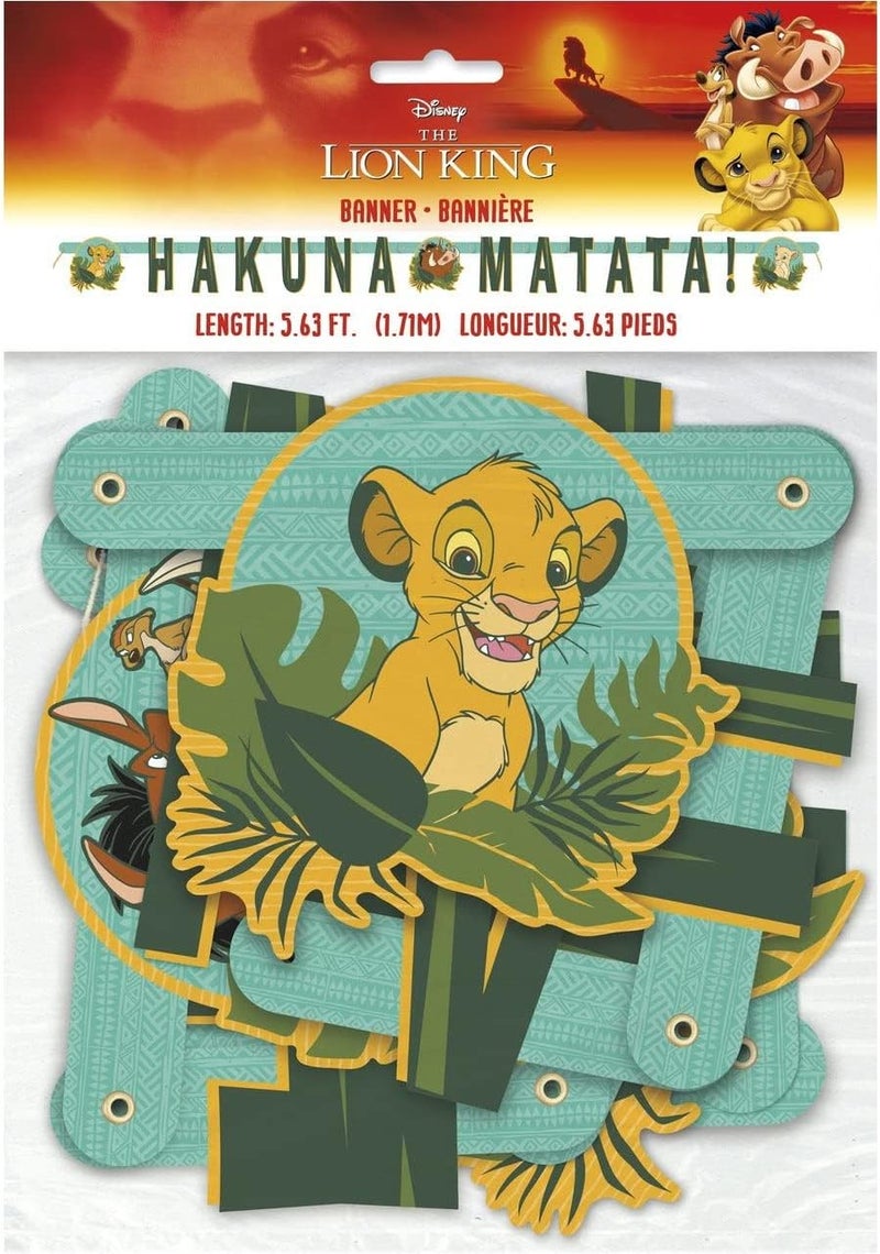 Unique Lion King Hakuna Matata Jointed Banner  563 Ft  1 Pc - Image 1