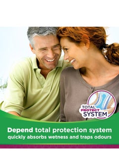 Depend 54-Piece Comfort Protect Incontinence Adult Pants With Overnight Protection for Women Large  - Image 4