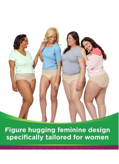 Depend 54-Piece Comfort Protect Incontinence Adult Pants With Overnight Protection for Women Large  - Image 3