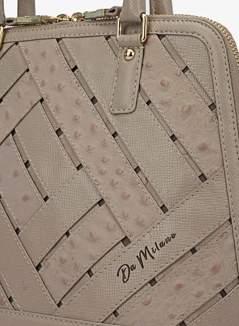 Da Milano L.Grey Tresser Top Handle bag (M) for Women | Best Price UAE