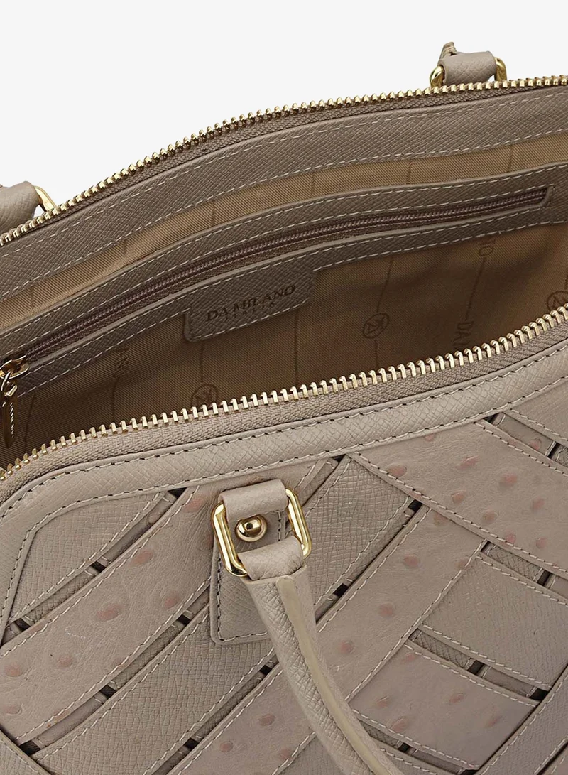 Da Milano L.Grey Tresser Top Handle bag (M) for Women | Best Price UAE
