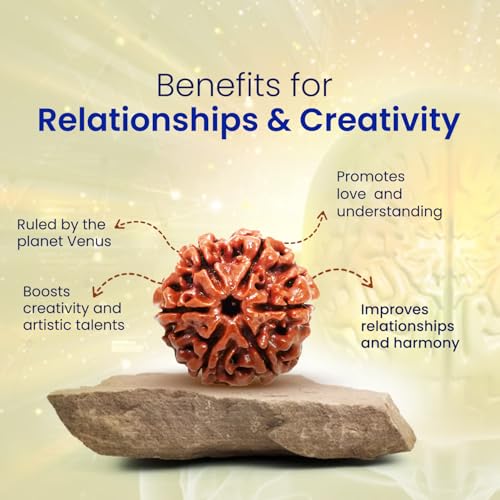 PUSHKARA Natural 6 MUKHI RUDRAKSHA Certified - Nepal | Brown | PJTL6M01 - Astrological Benefits - Unisex Pendants - Positive Energy for Men & Women - Image 5