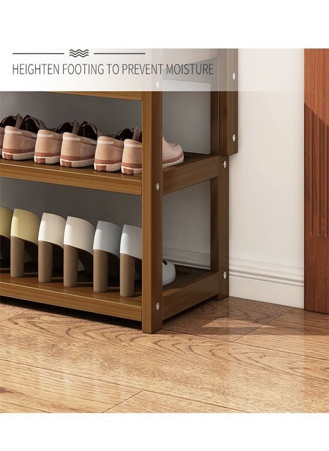 fashionhome - Modern Design Shoe and Clothes Rack with Holding Hooks 64 x 29 x 168 cm - Image 1