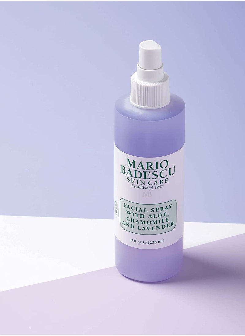 MARIO BADESCU - Mario Badescu Facial Spray with Aloe, Chamomile and Lavender for All Skin Types | Face Mist that Hydrates and Restores Balance & Brightness - Image 1