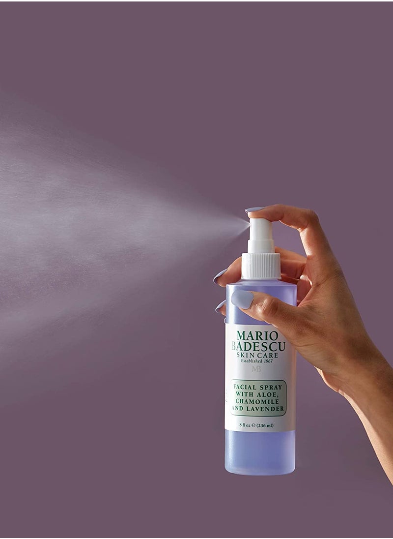 MARIO BADESCU - Mario Badescu Facial Spray with Aloe, Chamomile and Lavender for All Skin Types | Face Mist that Hydrates and Restores Balance & Brightness - Image 1