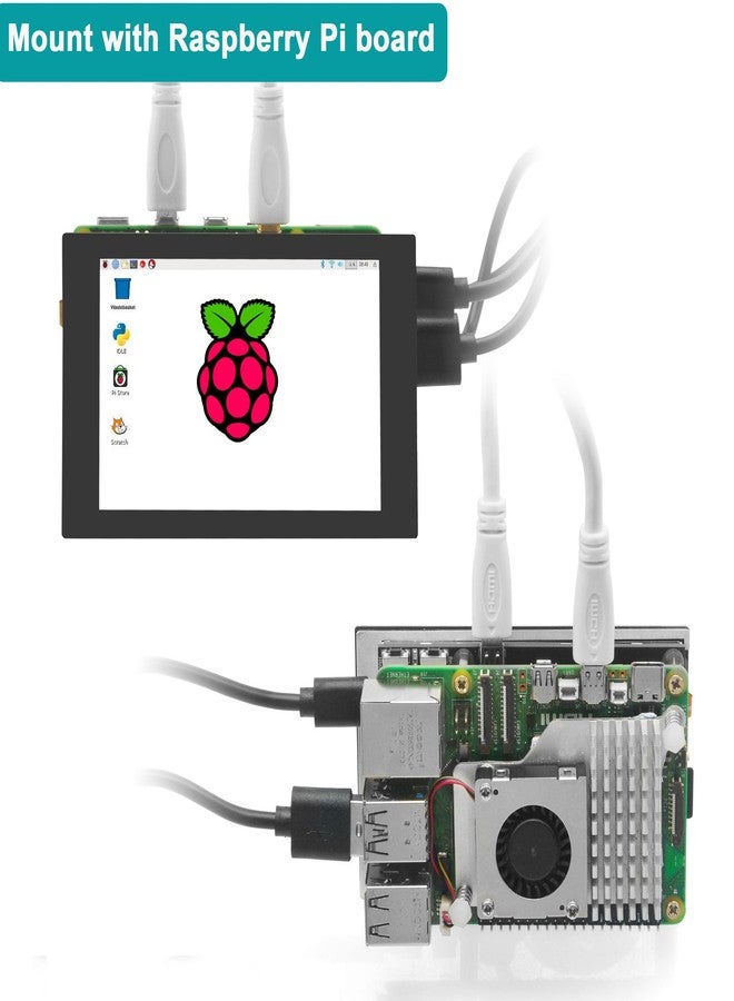 OSOYOO 3.5 inch HDMI Capacitive Touch screen for JETSON NANO/Raspberry Pi 5, 4, 3B / PC, Pulg and Play, Compatible with Windows 11 10 8 7, Raspberry Pi OS, Ubutun, Kali - Image 5