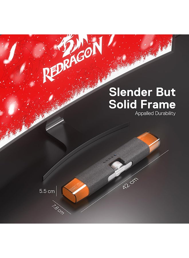 Redragon DORA GS512 Wireless RGB Desktop Speakers, 2.0 PC Computer Stereo Soundbar - Image 2