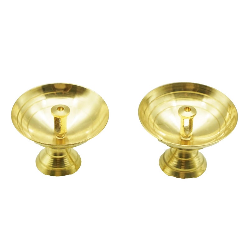 Puja N Pujari Puja N Pujari Brass Kamal Akhand Oil Lamp  - Image 2