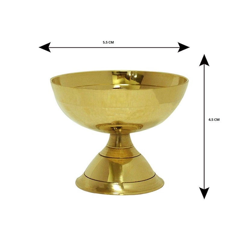 Puja N Pujari Puja N Pujari Brass Kamal Akhand Oil Lamp  - Image 5