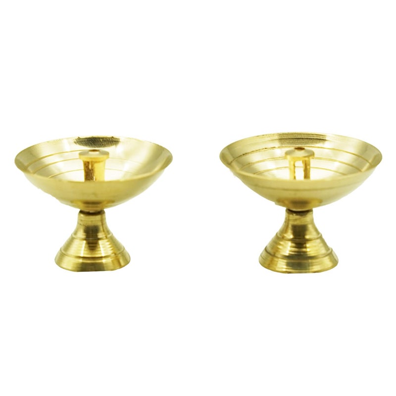Puja N Pujari Puja N Pujari Brass Kamal Akhand Oil Lamp  - Image 3