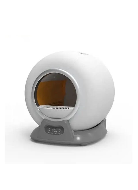 Smart Cat Litter Basin Automatic Cat Litter Box Self-Cleaning Sandbox Toilet for Multiple Cats - 9L