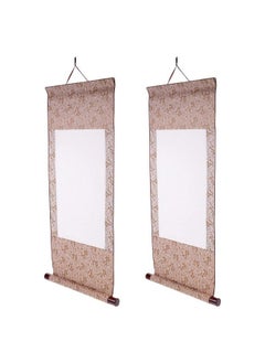 EXCEART 2Pcs Blank Hanging Scroll Chinese Xuan Paper Art Wall Scrolls For Sumie Calligraphyor Calligraphy  - Image 2