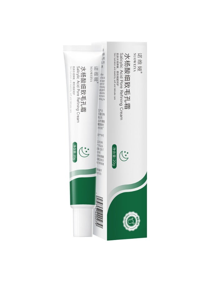 Glossy Face Cream for Dark Spots & Uneven Complexion - Hydrating and Tightening with Salicylic Acid, Plant-Based Ingredients, Non-Greasy Formula for All Light Beige Types, Men & Women - Image 1