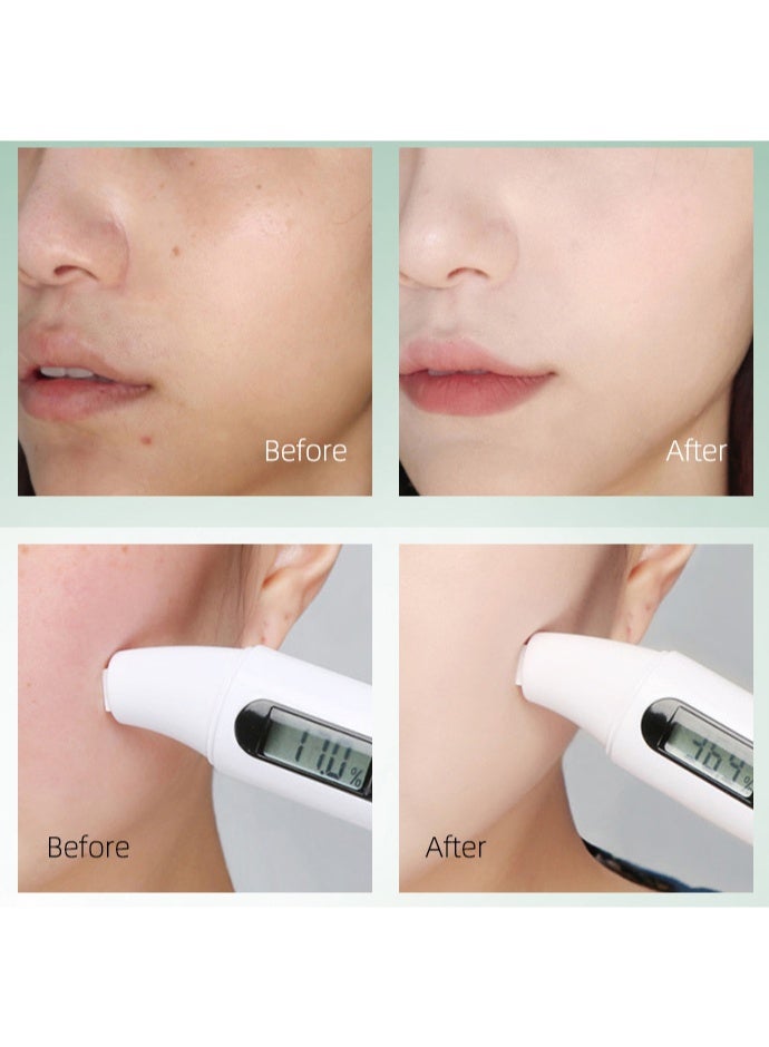 Glossy Face Cream for Dark Spots & Uneven Complexion - Hydrating and Tightening with Salicylic Acid, Plant-Based Ingredients, Non-Greasy Formula for All Light Beige Types, Men & Women - Image 4