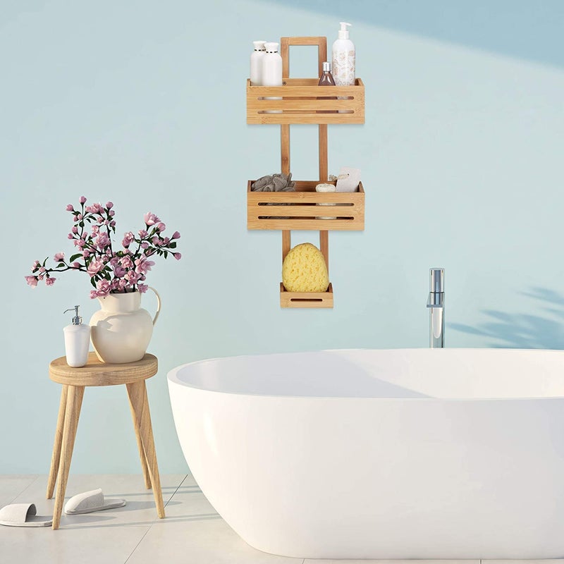 Elegant Classic Freestanding Towel Stand Floor Standing Towel StandBath OrganizerTowel Drying Rack 45 x 22 x 86 TR6  - Image 2